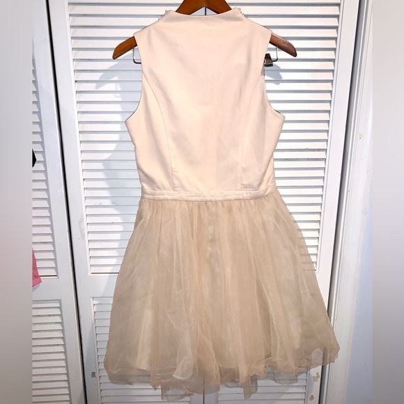 Minuet light peach prom dress Large - Picture 5 of 10